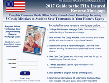 Tablet Screenshot of fha-reverse-mortgage-guide.org